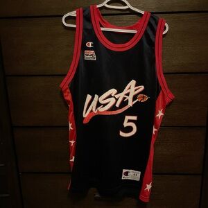 Champion USA Jersey - Black and Red